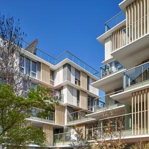 Logements, Vanves, Hauts-de-Seine, Kengo Kuma architecte