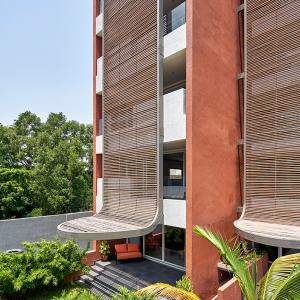 Immeuble de logements, Cotonou, Bénin, Jacques Le Du architecte