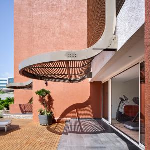 Immeuble de logements, Cotonou, Bénin, Jacques Le Du architecte