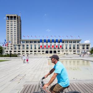Hôtel de ville, secteur reconstruit, Auguste Perret