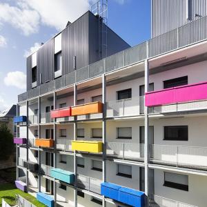 Logements à Rennes, Catherine Proux et Maurer Architecture