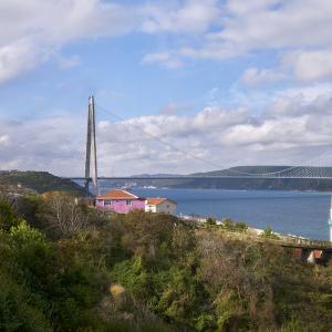 Pont Yavuz Sultan Selim, Istanbul, Michel Virlogeux et Jean-François Klein concepteurs
