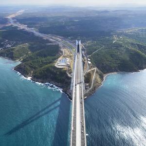 Pont Yavuz Sultan Selim, Istanbul, Michel Virlogeux et Jean-François Klein concepteurs