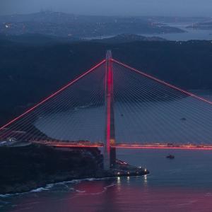 Pont Yavuz Sultan Selim, Istanbul, Michel Virlogeux et Jean-François Klein concepteurs