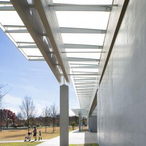 Kimbell Museum extension, Fort Worth, Texas, USA, Renzo Piano architecte