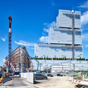 Chantier de la Maison des avocats, Paris 17, RPBW