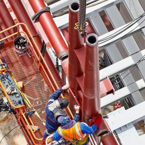 Chantier de la Maison des avocats, Paris 17, RPBW