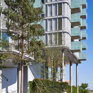 Logements et hôtel, Vienne, Autriche, Renzo Piano Building Workshop