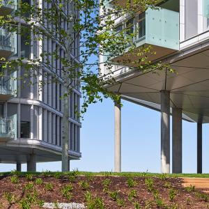Logements et hôtel, Vienne, Autriche, Renzo Piano Building Workshop