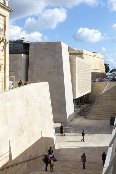 Le Parlement, La Valette, Malte, RPBW architecte