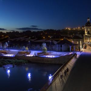 Bar-le-Duc, aménagement du quai de l'Ornain, Villes et Paysages architecte